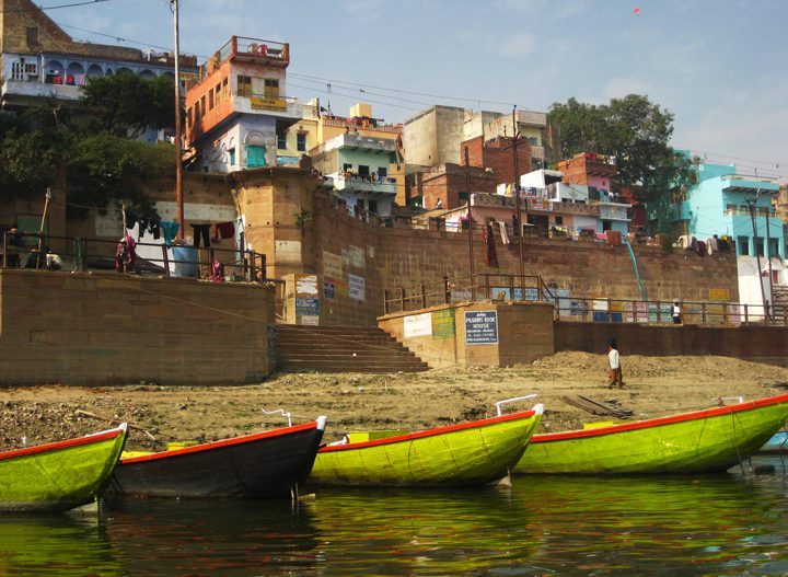 Boats Along the Ganges
