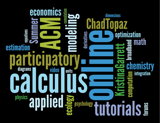 ACM Summer 2013 Online Course in Applied Calculus