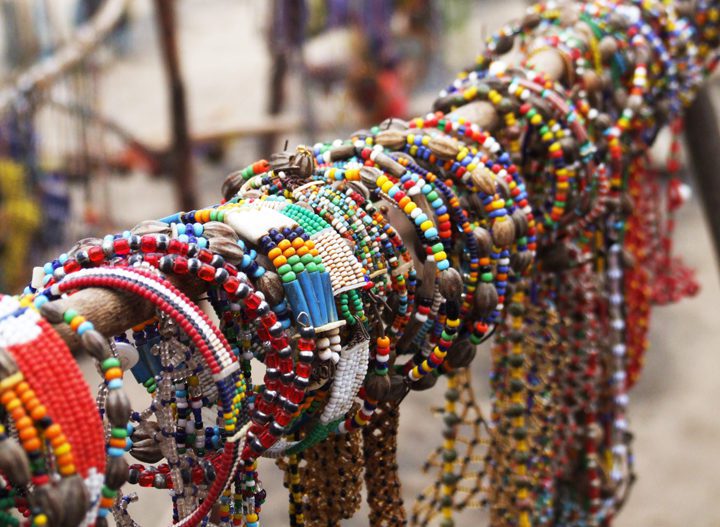 Jewelry at a Maasai co-op