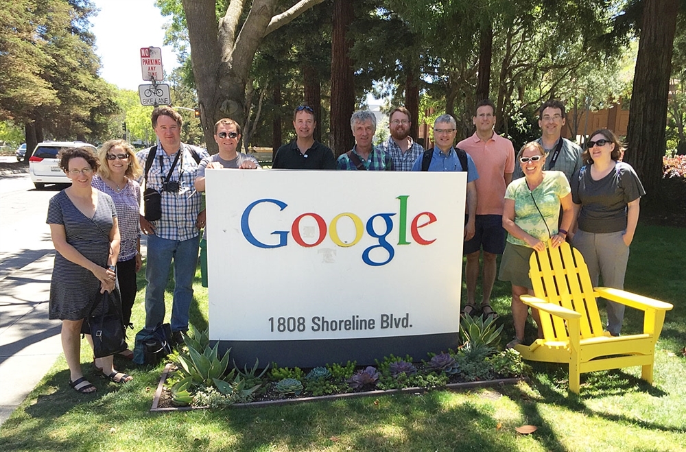 group with Google logo