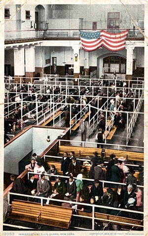 Immigrants at Ellis Island,