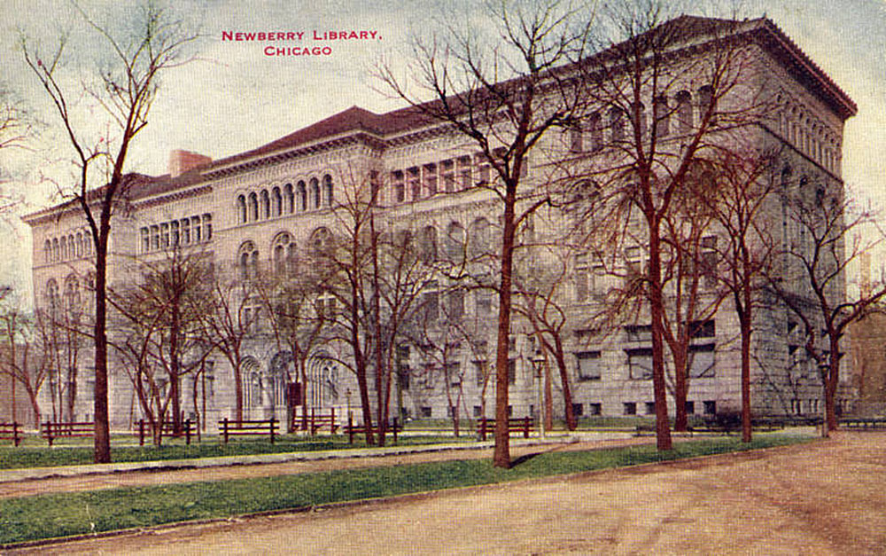 Postcard of the Newberry Library