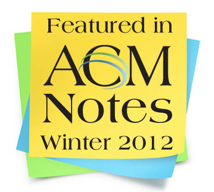 Featured in ACM Notes