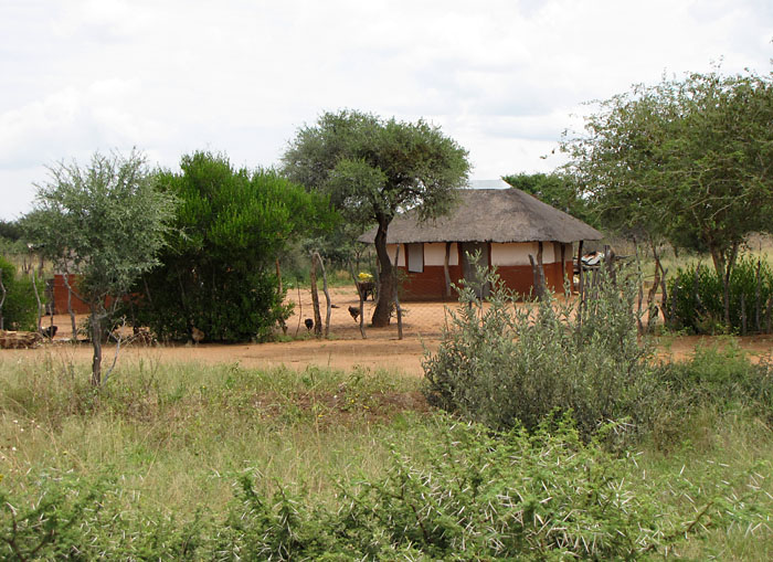Rural home in Botswana