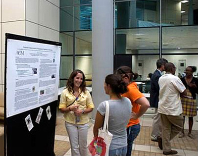 Poster session in Botswana