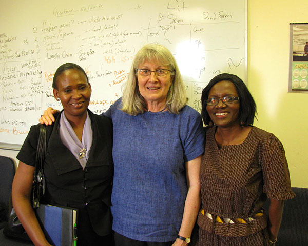 Sonja Darlington at the U. of Botswana