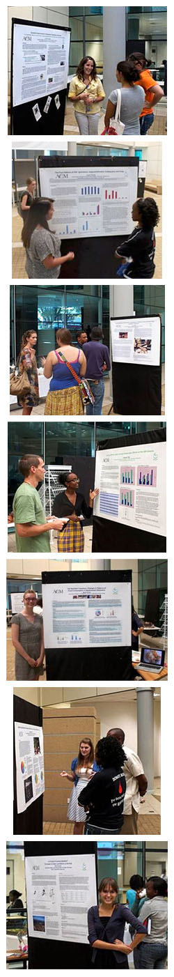 Botswana Program students showing their project posters