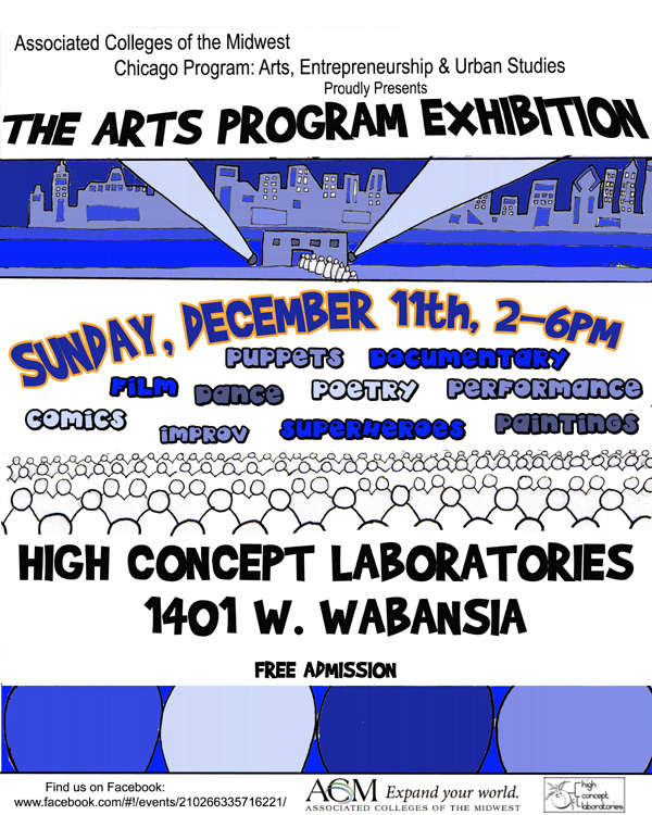 Arts Program Exhibition poster