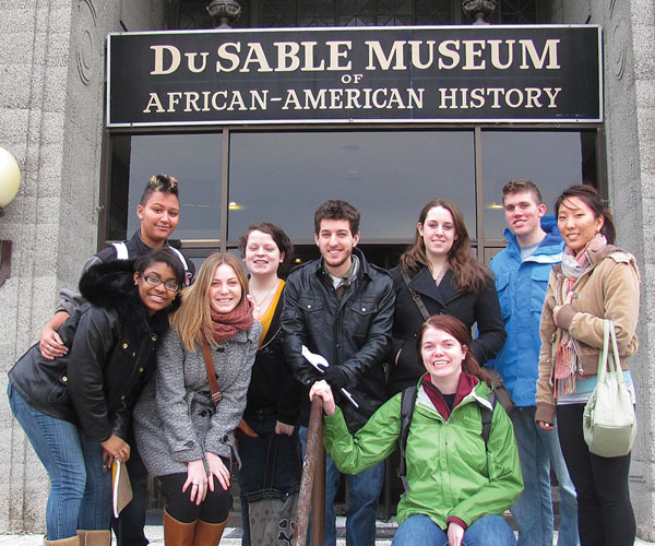 Students at the DuSable Museum