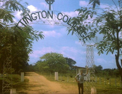 Cuttington College gate