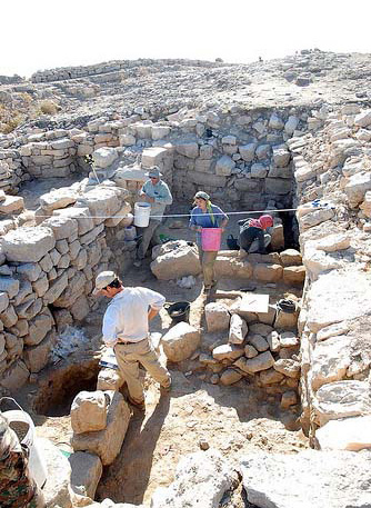 Working at the Dhiban site