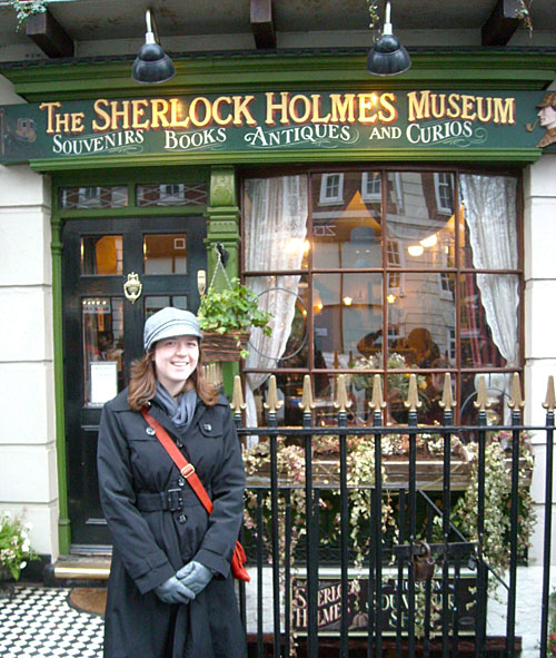 At the Sherlock Holmes Museum