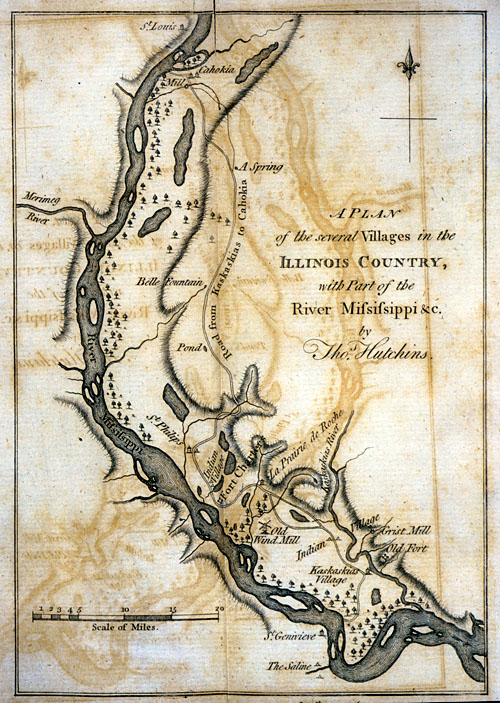 A Plan of Several Villages in the Illinois Country