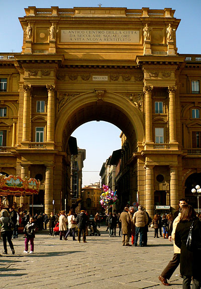 Piazza della Repubblica in Florence
