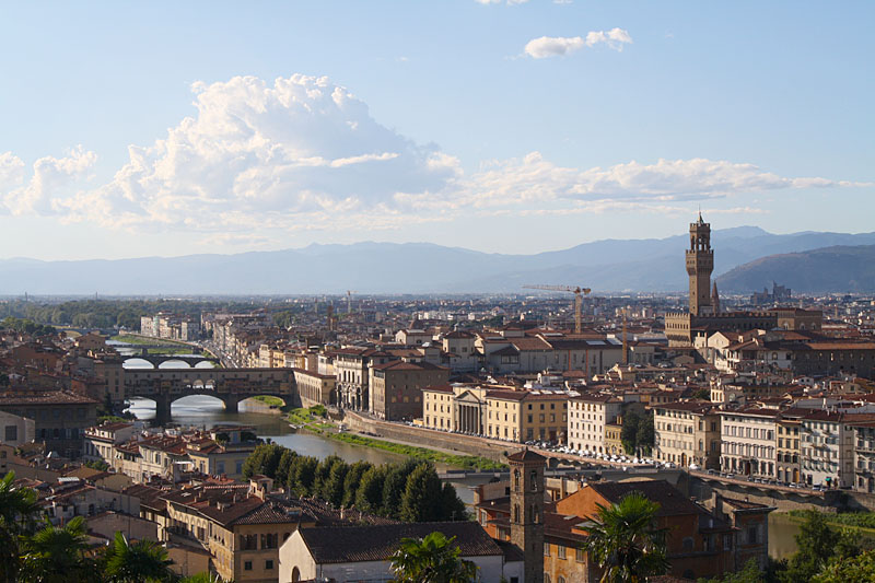 Florence and River Arno