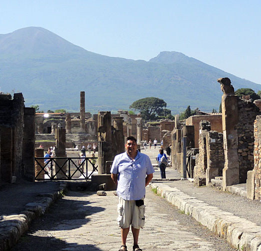 Sanjaya Thakur in Pompeii