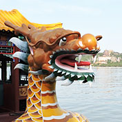 Tour boat at the Summer Palace